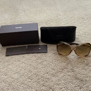 Tom Ford Women's Gold Sunglasses